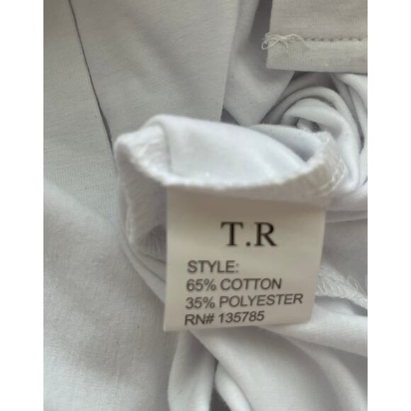 New  ~ TR PREMIUM ~ Solid Tailored Fit Stretch Knit Dress Shirt Size M Ret $69 - Picture 7 of 7